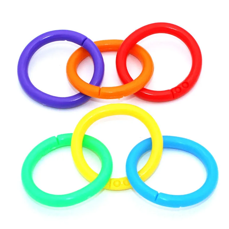 
manufacture high quality new material many Color plastic book binder rings 