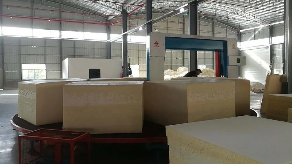 ECMT-107 108 108B automatic horizontal Carrousel Foam Splitting Machine with Vacuum