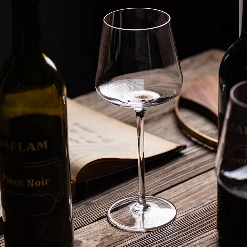 Telsen 500-650ml Creative Square Ultra-Thin Burgundy Red Wine Glasses Cocktails Stemware Glass Kitchen Family Wine Drinking Gobl