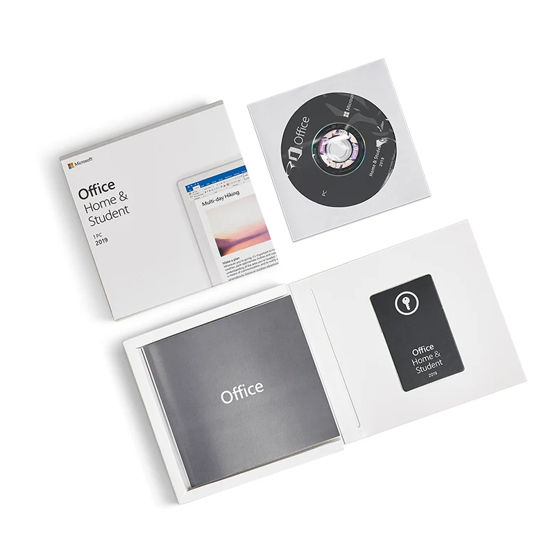Office 2019 Dvd-проигрыватель для дома и студента HS Box 6 месяцев 100% онлайн-активация ПК Быстрая