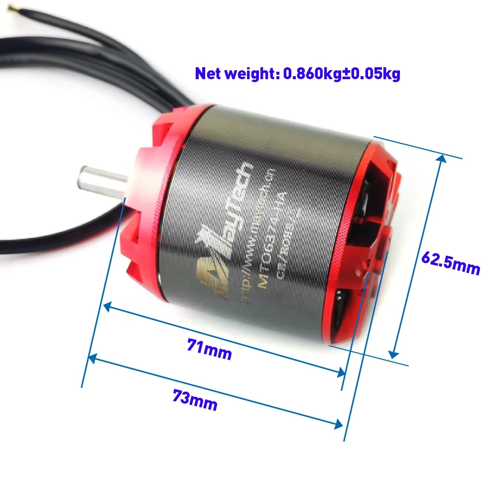 Maytech 6374 190KV Electric Skateboard Mountainboard Brushless DC Motor 3550W 12S Outrunner Sensored Motor Powerful