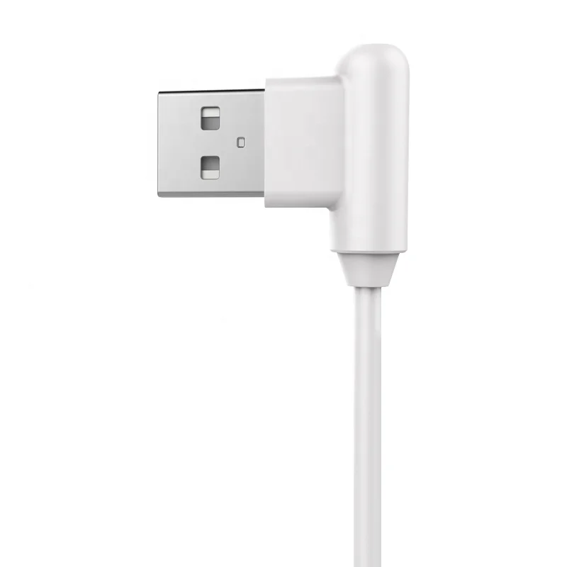 Высококачественный USB-кабель для передачи данных 90 градусов кабель быстрой зарядки iPhone Sumsung Huawei и Xiaomi
