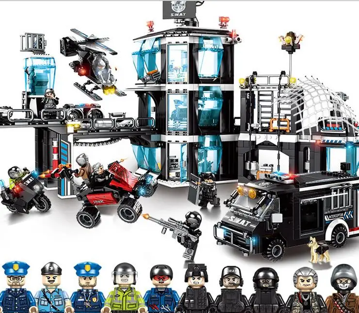 
Educational 1 set/3 change, 3D Transformable Superhero Robot Building Blocks 