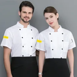 Hot selling French fashion chef uniform For Men & Women