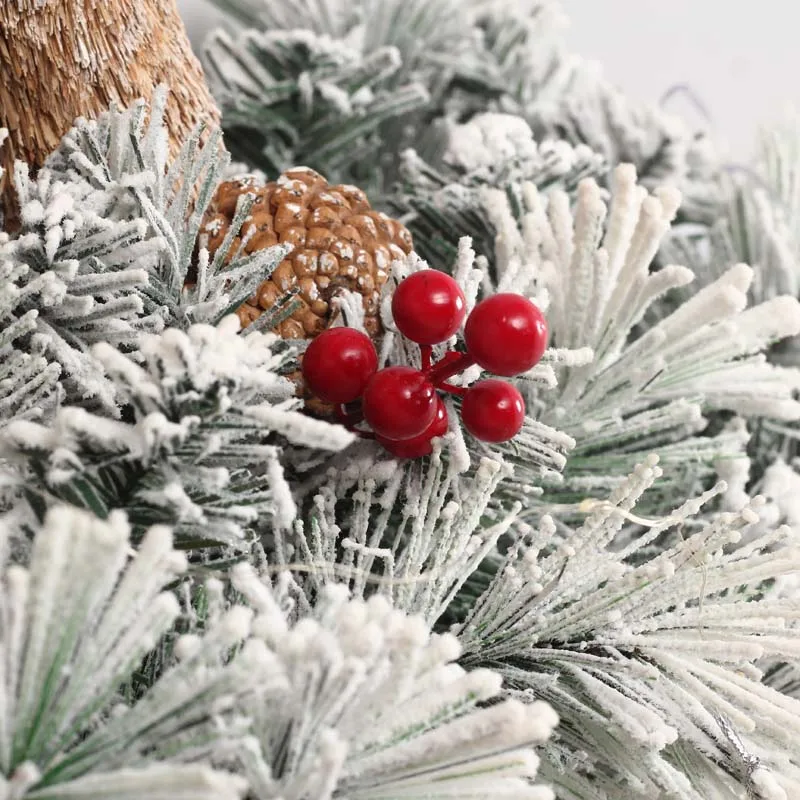 Artificial Christmas Garland with Ornaments Decorate Home Decoration