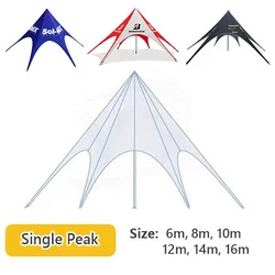 Guangdong UV Resist Custom Print Star Tent 6m 8m 10m 12m 14m 16m Outdoor 600d Oxford Trade Show Event Spider Shape Star Tent