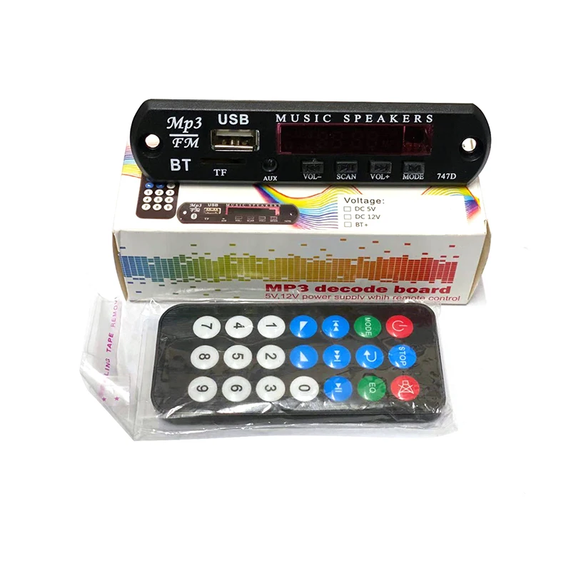 MP3 Bluetooth Audio Receiver Board Lossless Universal USB Radio MP3 Decoder Board