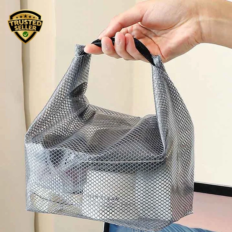 Waterproof storage bag Advanced stain-resistant EVA Makeup Bag translucent portable storage Roll Top Cosmetic handbag