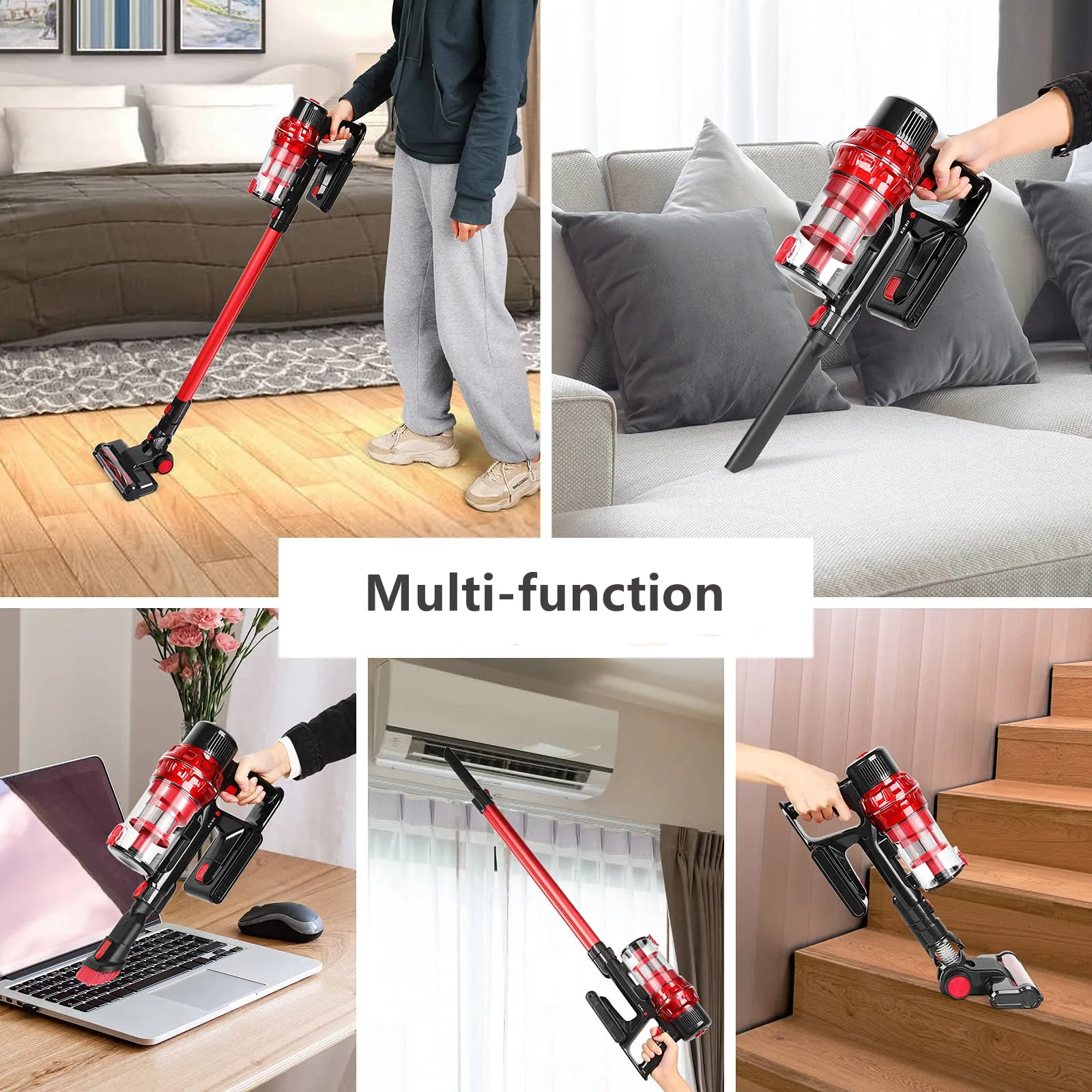 Мощный беспроводной пылесос для удаления волос без