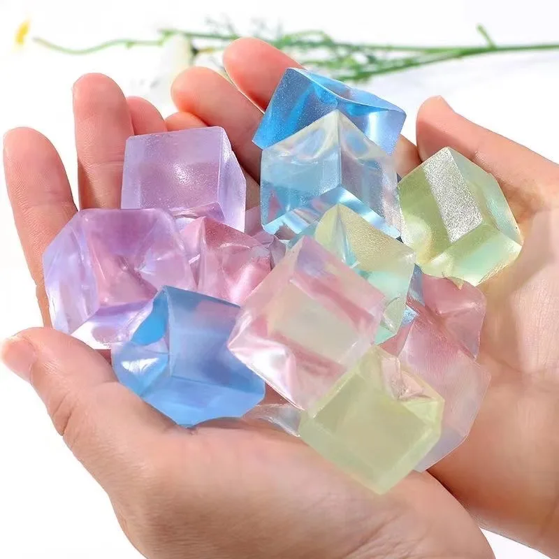 Factory Cheap Price Mini Squishy Mochi Toy Ice Cube Squeeze Toys Kawaii Soft Cute Sticky Mochi Squishy Toys