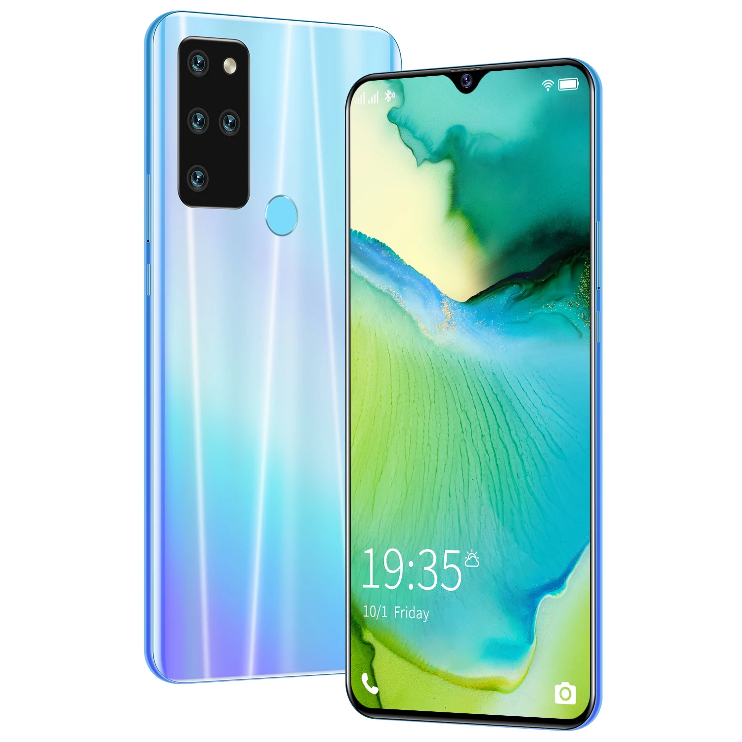  Прямая Заводская поставка хороший дизайн экран 6 3 дюйма Waterdrop S21 телефон Android бесплатная доставка две Sim-карты