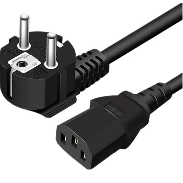 Schuko plug 3 prong ac power cord cable Schuko plug europe schuko power cable