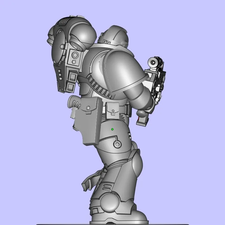 Customized anime character model sla 3d printing warhammer 40k space marines