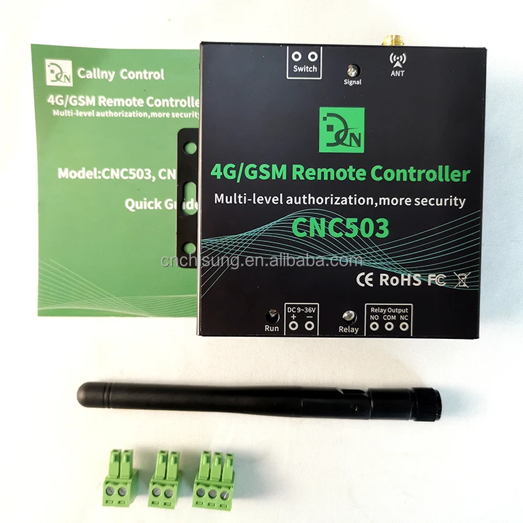 Chisung Smart CNC503 GSM реле переключатель беспроводной пульт дистанционного управления SMS оповещение Бесплатный звонок для открывания