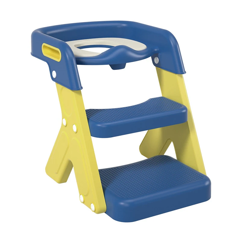 New Release Wholesale Baby Potty Seat Foldable Baby Potty Trainer Soft Seat With Step Stool Ladder