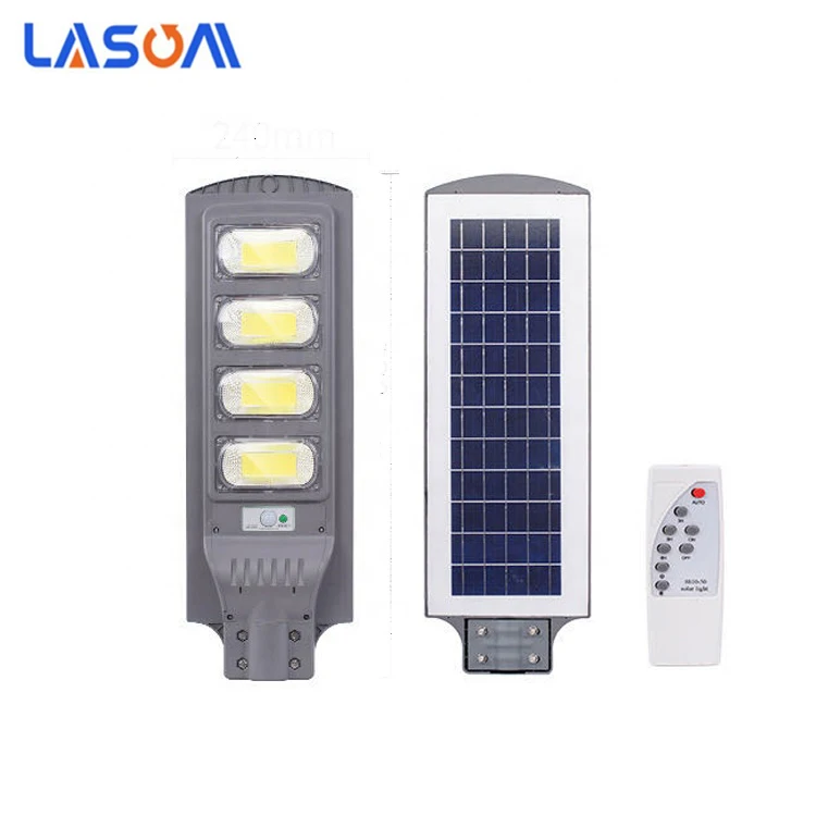 ABS outdoor 6v smd modern high power all in one solar Integrated All In Remote 60W 90W 120W IP65 Outdoor Remote Control