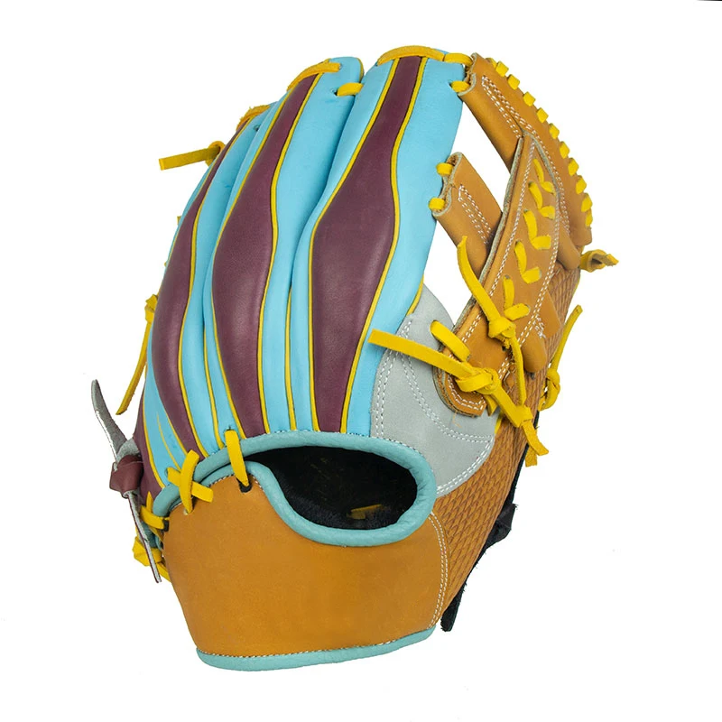 Professional custom cheap baseball gloves orange baseball glove manufacturers