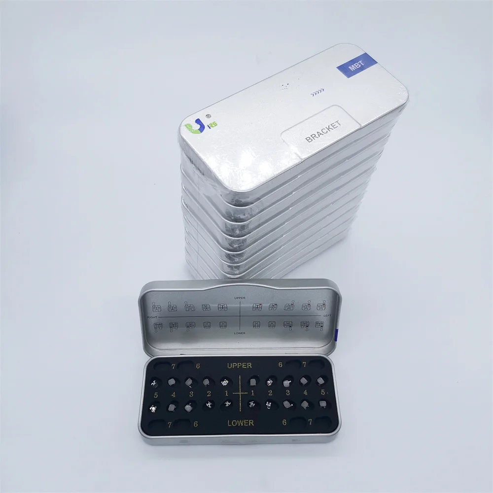 Dental Braces Set Mbt Metal Roth Standard 0.018 0.022 Orthodontic Bracket Kit 17-4 PH Stainless Steel