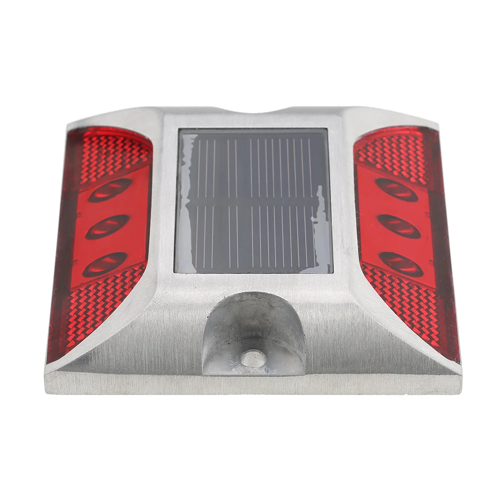 LED solar powered driveway lamp light control IP68 waterproof road marker stud for street avenue highway