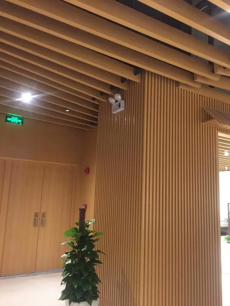 Heat transfer printing aluminum wood screen decoration metal ceiling
