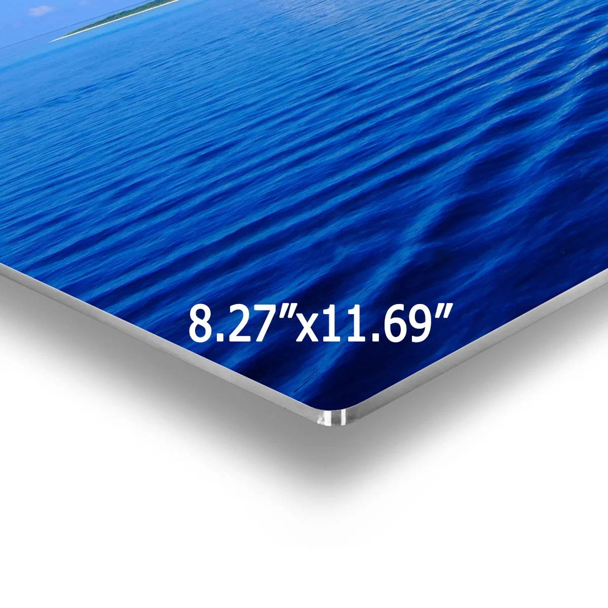 Блестящее белое HD металлическое покрытие высокой четкости, 8,27x11,69 дюйма, 1,15 мм, алюминиевая пластина с сублимационным покрытием, теплопередающая фотография