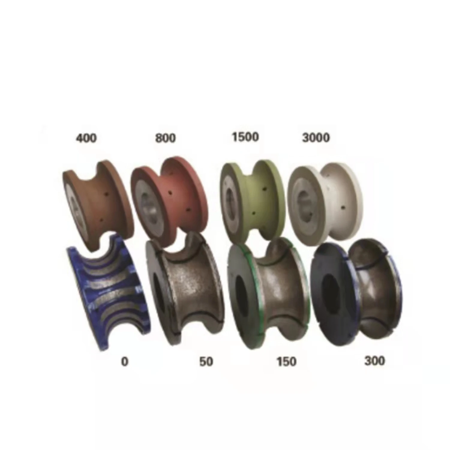 SMT High Quality B-series Rim Diamond Router Bits CNC Profiling Wheel For Granite Edge Polishing