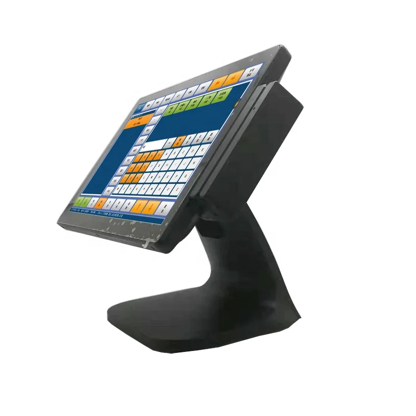 Latest Leabon 15.6inch Aluminum system pos pos system windows 10  cash register