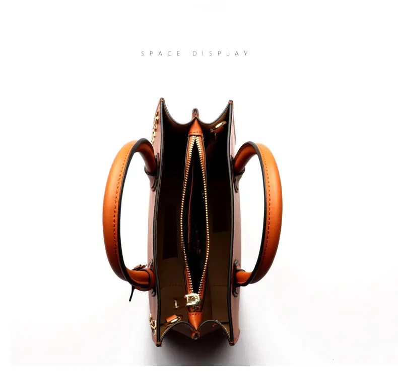 
TS8039 2020 china supplier Factory Sales Fashion Rivet Leather Tote Bag With Lock Messenger Crossbody Bags Women Handbags 