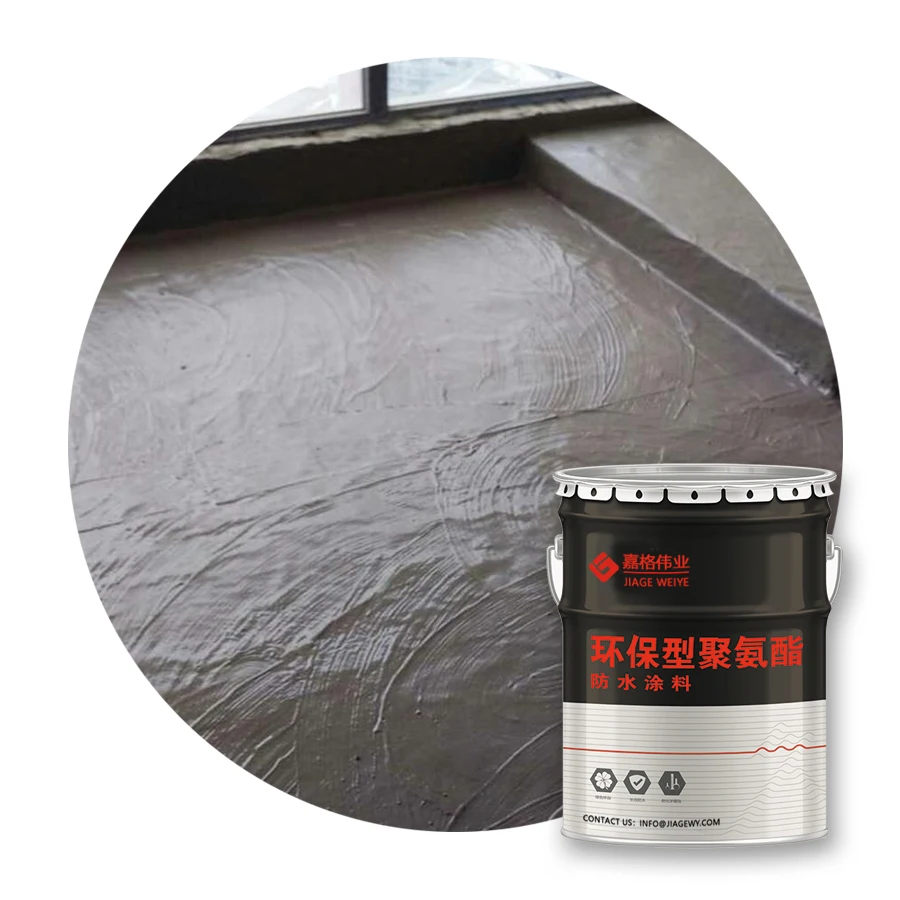 Good Bonding Strength and Elongation Polyurethane Waterproof Coating for Bathroom