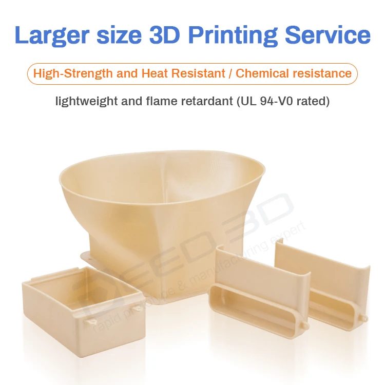 3D printing service large size FAR aviation grade flame retardant aircraft cabin interior parts ULTEM9085 resin PC plastic model