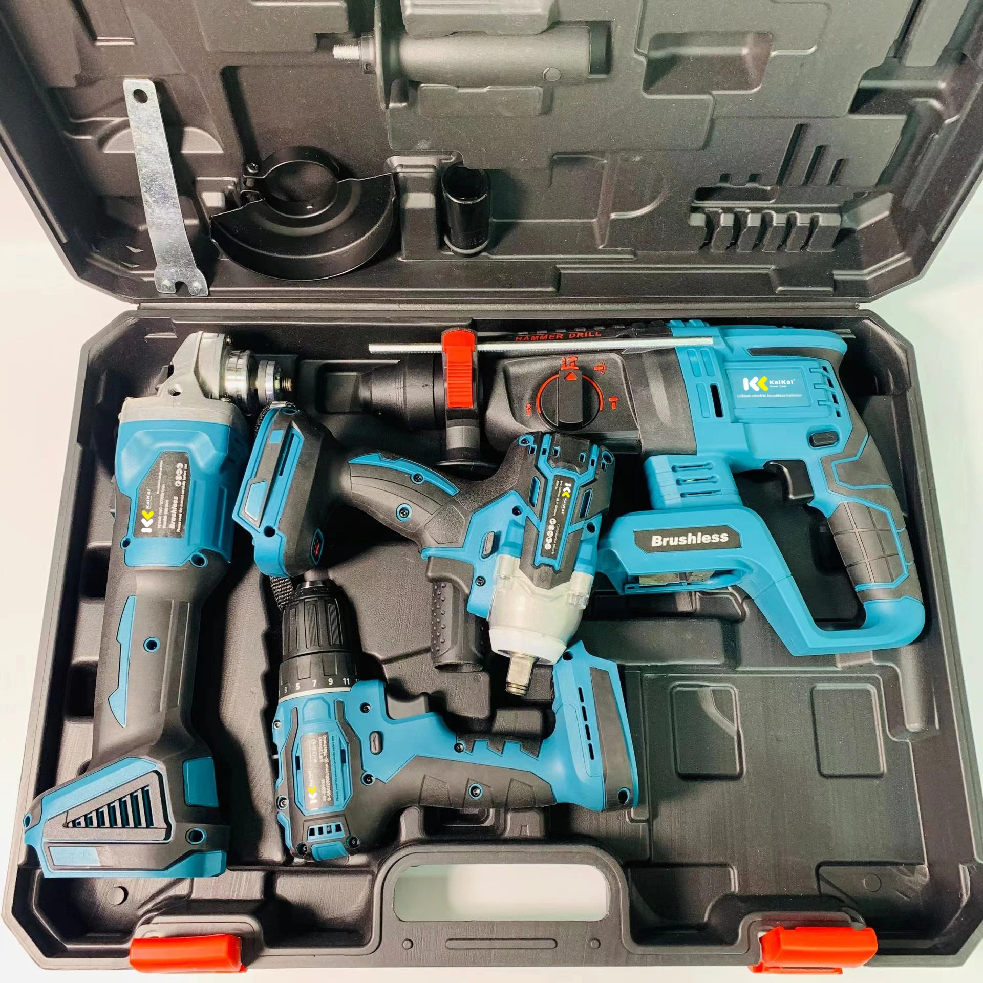 Factory Power Drills kit 21v portable electric cordless brushless 18V cordless drill  Lithium Battery  power tools kit