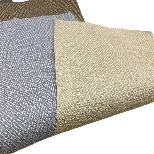 Commercial Building Interior Decoration Textured Wallpaper Project PVC Vinyl Wallcovering