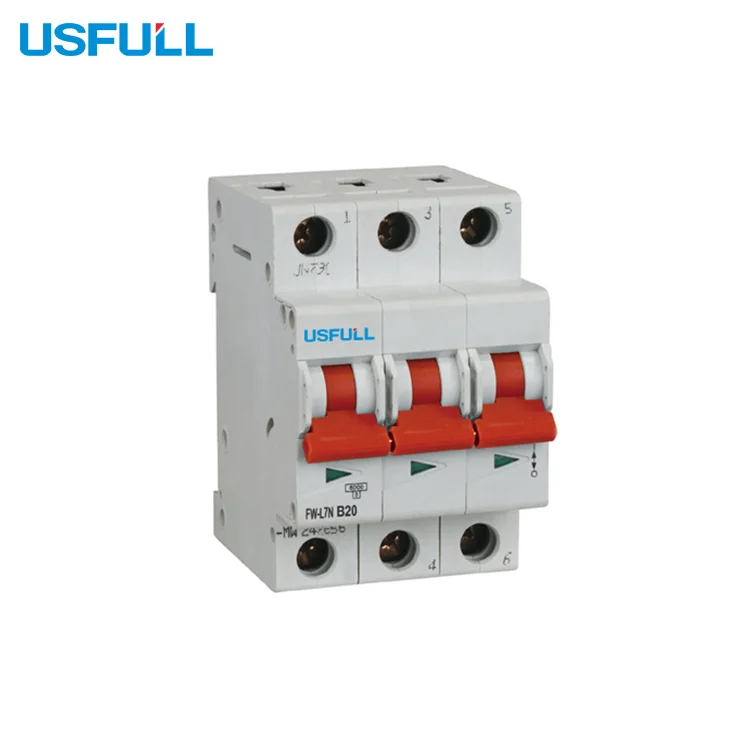
FMB7 PV-63 IEC60947 15 amp 20 amp 50 amp 63a 3p 12v 24v 250v 500v 1000v mini circuit breaker dc mcb 