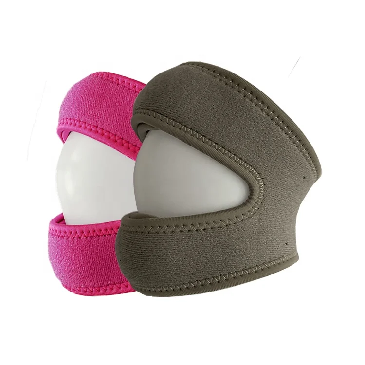 Регулируемый Неопреновый коленной коленный ремень для игры в футбол бег чашечки сухожилия Поддержка Скоба коленная