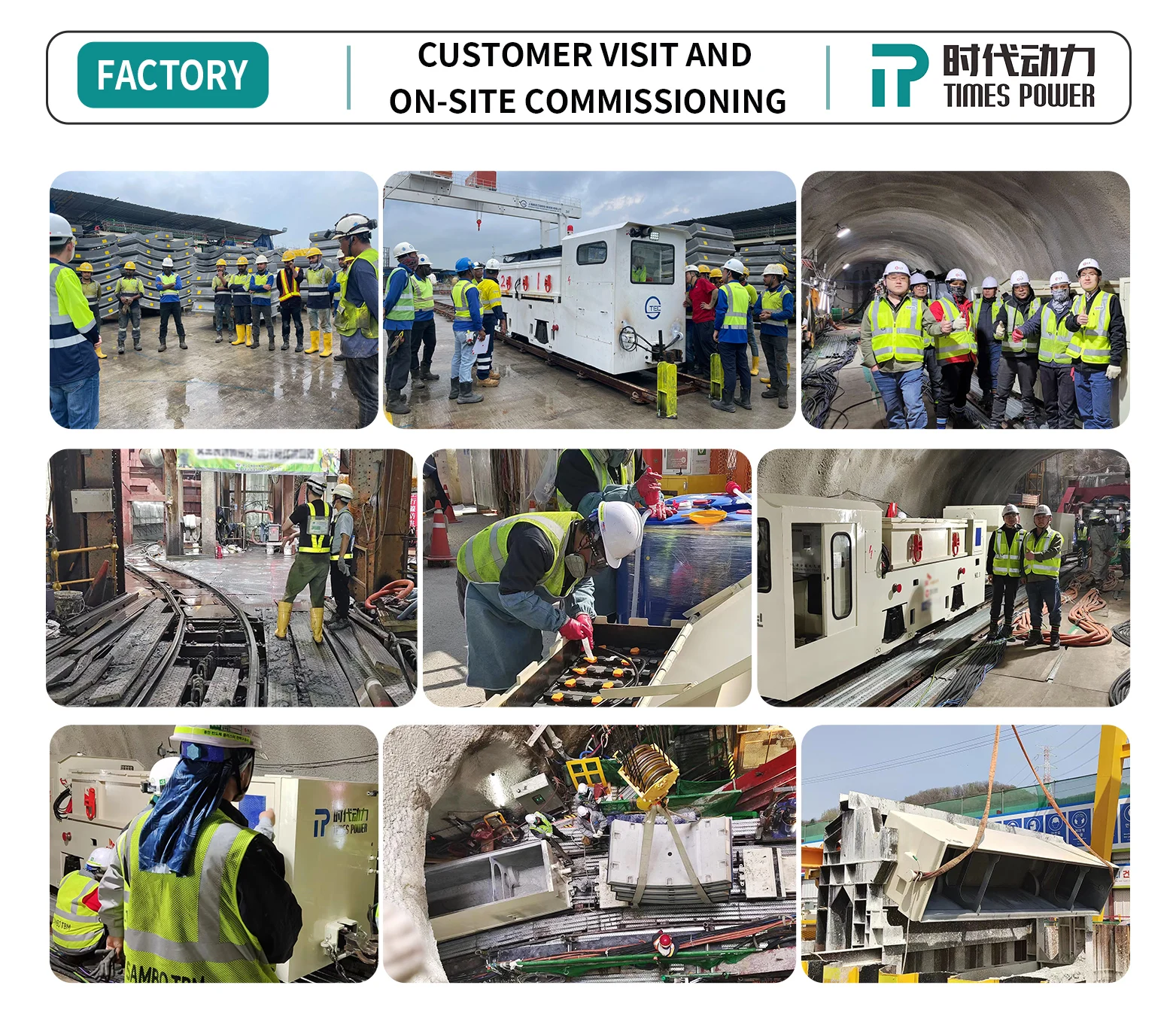 TimesPower Coal Mine Battery Locomotive On Sale Overhead Line Locomotive Tunneling Trolley Electric Locomotive Price