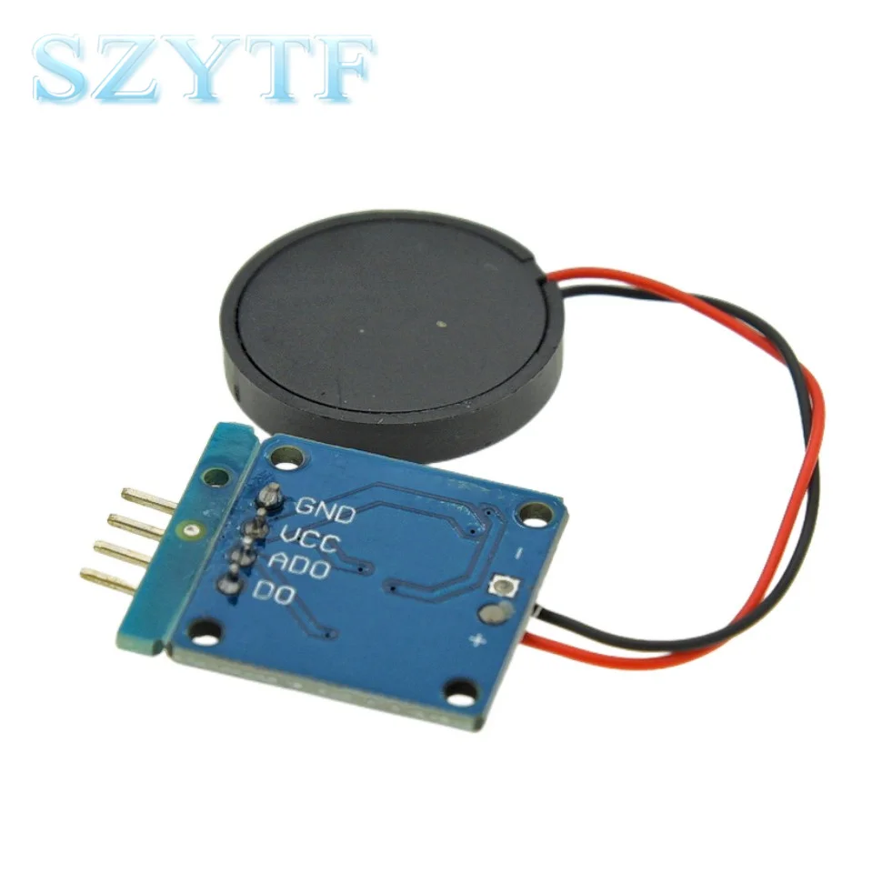 Piezo sheet, percussion, vibration, shock sensor, switch module