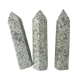 High Quality Natural Healing Stone Dalmatians Tower Kiwi Jasper Crystal Tower