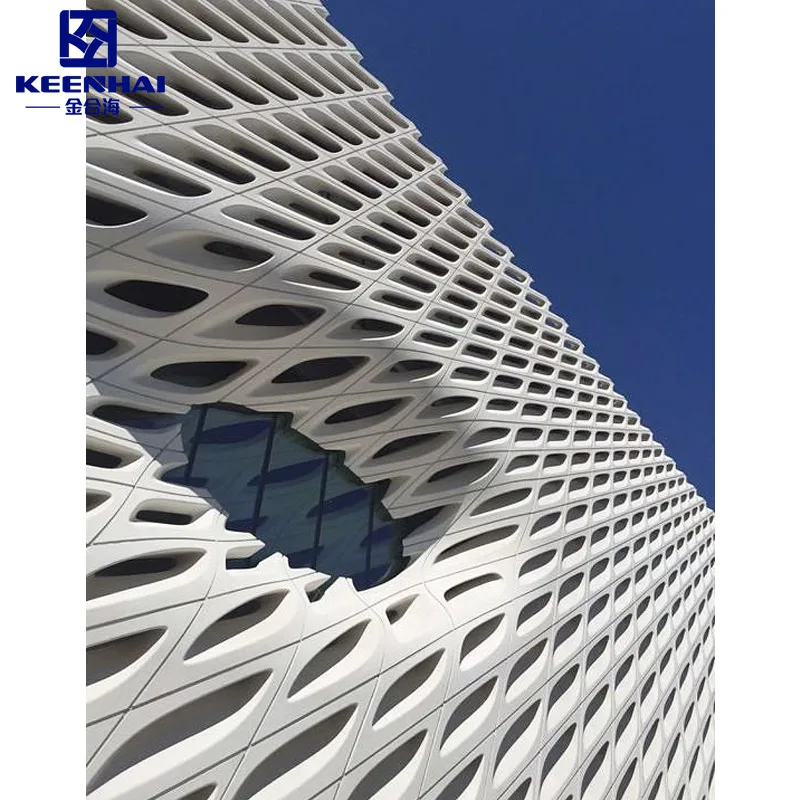 Фасадные панели, новый дизайн, внешние металлические фасады, огнестойкие декоративные перфорированные панели