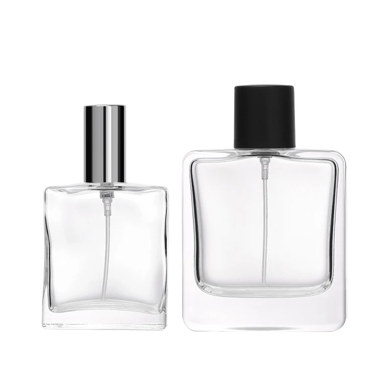 China Supplier Wholesale Convenient Glass 50ml Perfume Bottle 25ml for Cosmetic Perfume