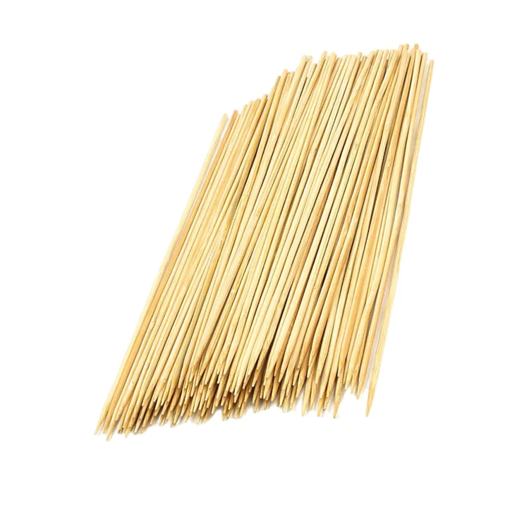 China Wholesale Disposable Round Bamboo Barbecue Sticks For Bbq Barbecue Skewer Bbq Skewers
