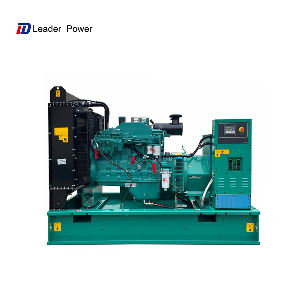 Leader Power Factory Price High Quality Diesel Generator 160kw 200kva Three Phase Low Noise Silent Soundproof Diesel Genset