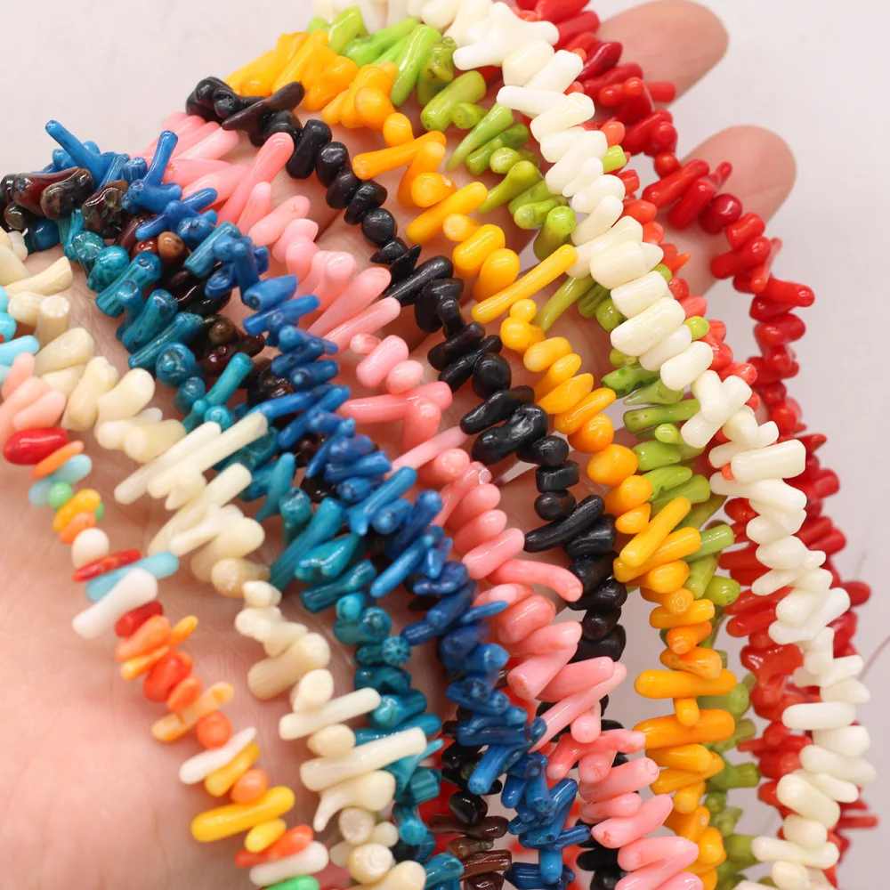 irregular beaded sea bamboo twigs DIY accessories  semi-finished coral Beads wholesale
