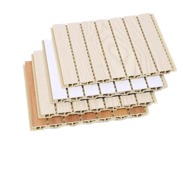 Wooden Sound-absorbing Board Conference Room Cinema Wall Decoration Waterproof Wpc Panel