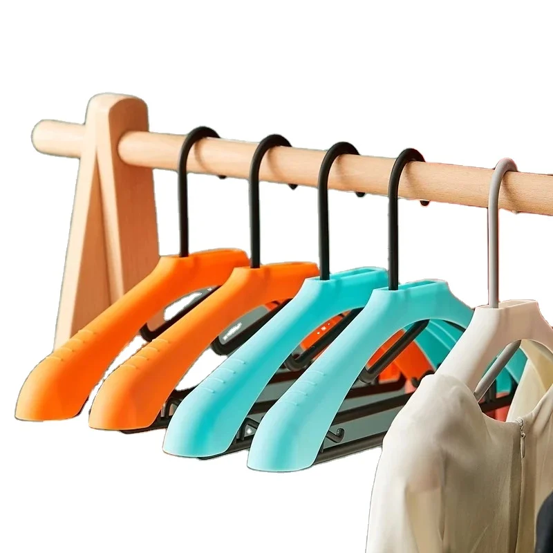 Folding hanger Green Home drying rack multi-clip hook telescopic clothes socks storage rack
