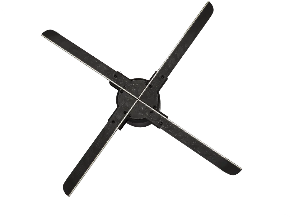 Manyfacture Wholesale led  Hologram Fan 50cm  3D hologram fan