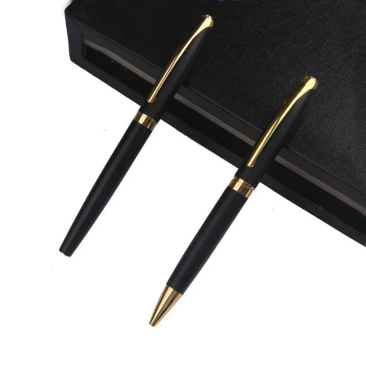 2022 Gift items for custom office metal ball pen  and signature pen set promotional gift pen set