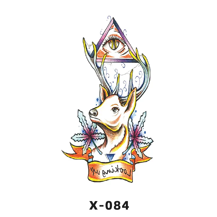 Natural Temporary Tattoos Wholesale Printing Hand Body Painted Semi Permanent Fashion Tattoo Stickers