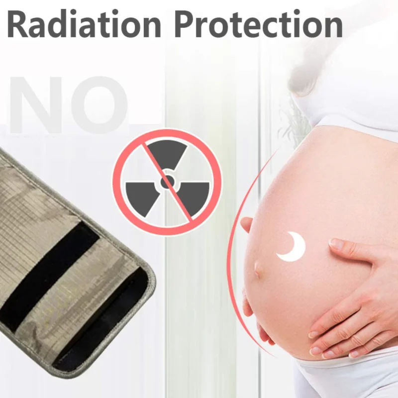 Faraday Bag Anti Radiation Cell Phone Sleeve Pregnant Cell Phone GPS EMF RFID Signal Blocking Bag