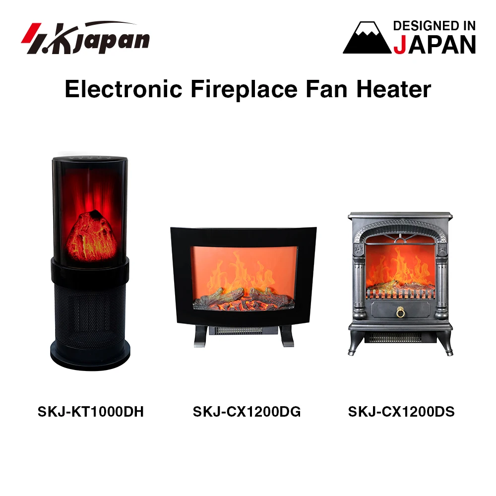 Stylish ceramic desktop fan fierplace electric fireplace heater