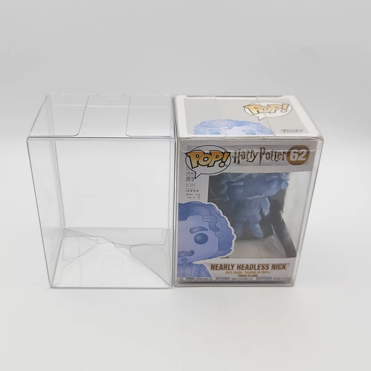 Transparent Recyclable Pop Plastic PET Box 4' 0.5mm Soft  Funko Protector Caja Thick Pop Funko Protector